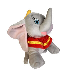 Disney Dumbo Plush Elephant Stuffed Animal 12" Gray Character